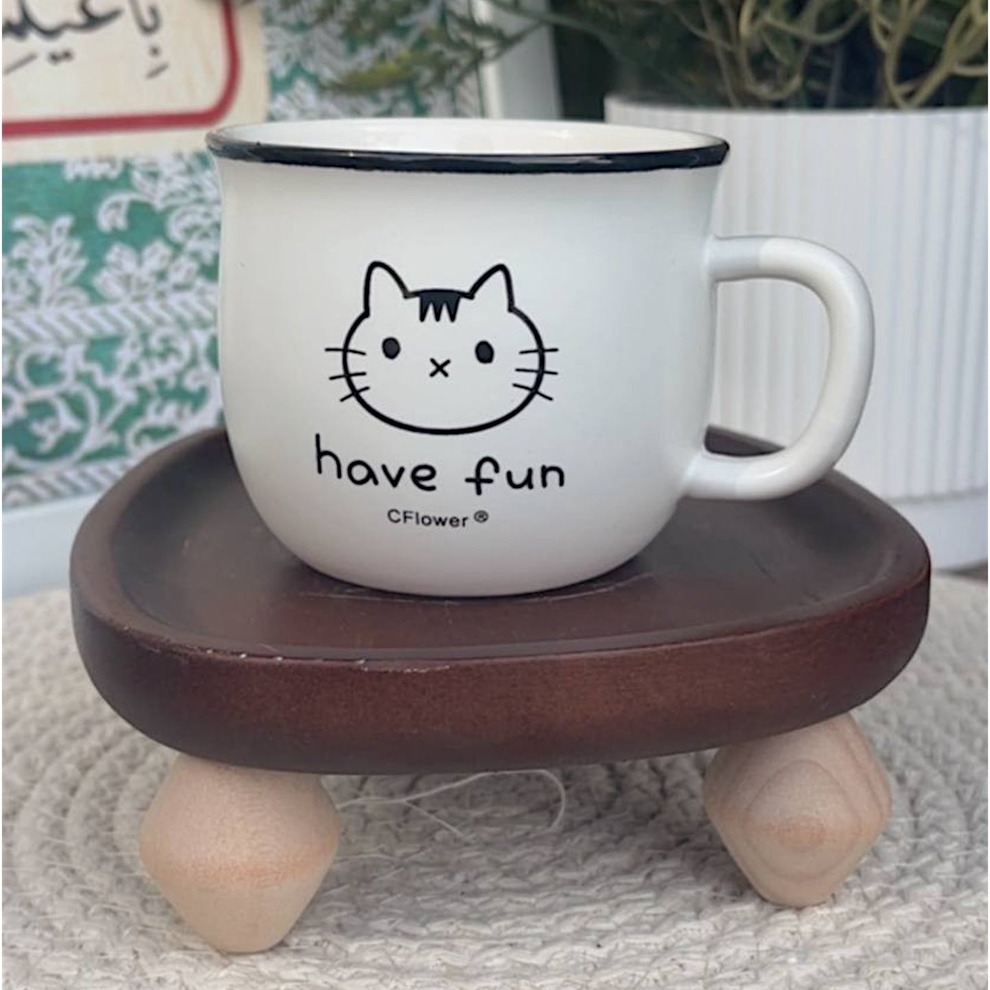 مج بورسلين ميني للقهوة