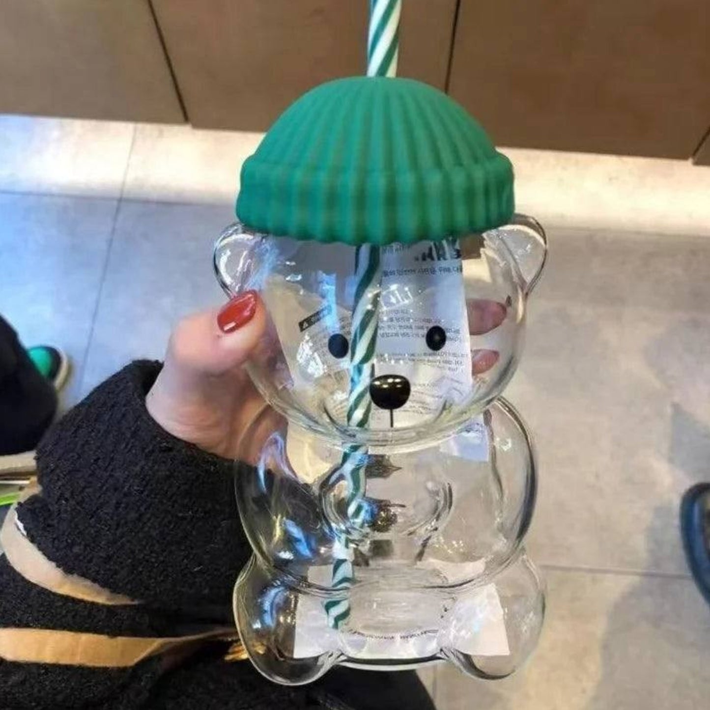 كوب ستاربكس شكل دبدوب