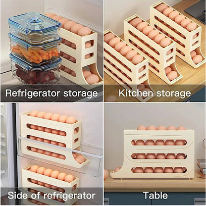 حافظة بيض دوّارة 4 أدوار